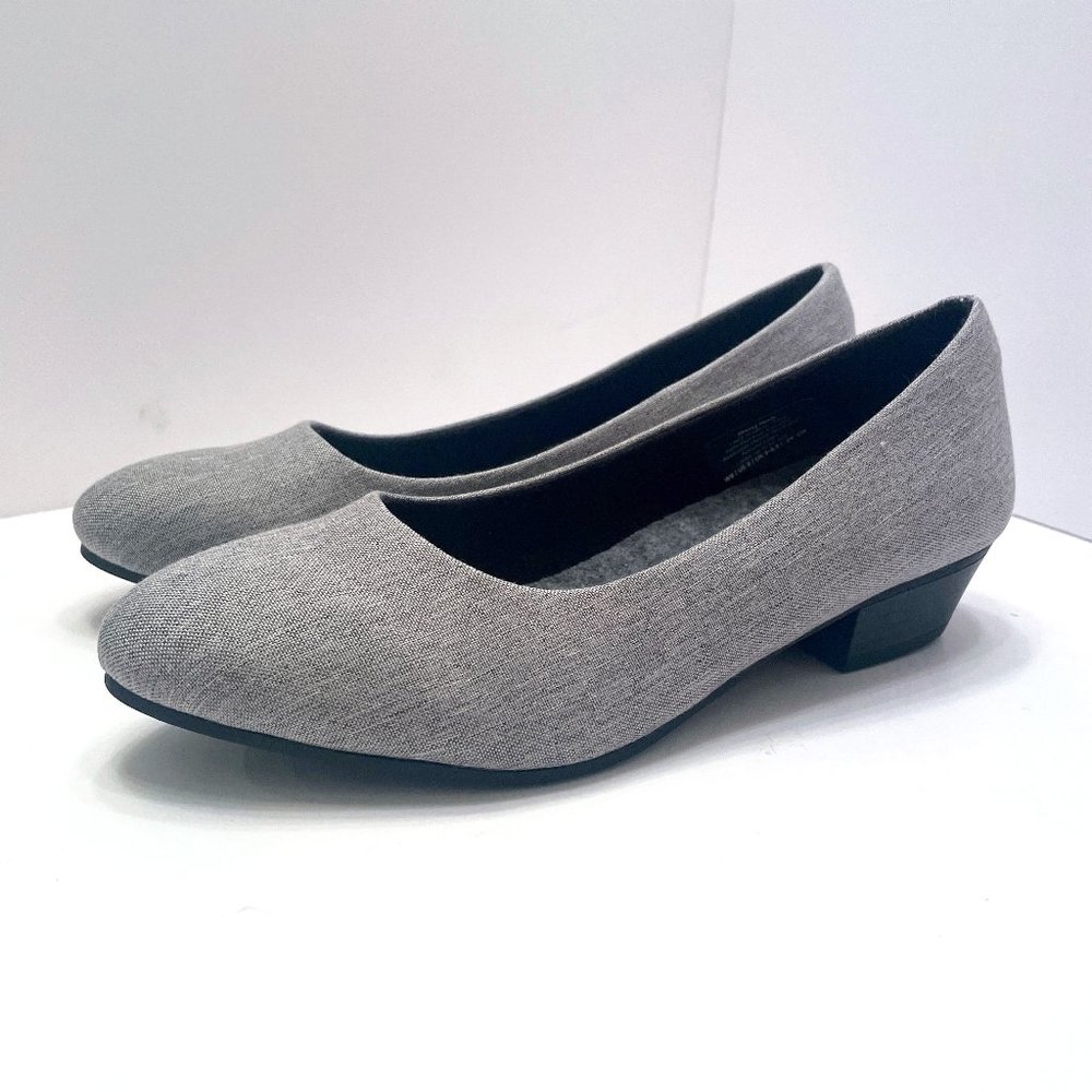 Baubax Gray Dressy Heels Size: 8